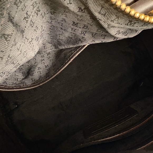 L.A.M.B. Brown and Tan Leather Handbag with the Cutest Lamb Design - Picture 9 of 9